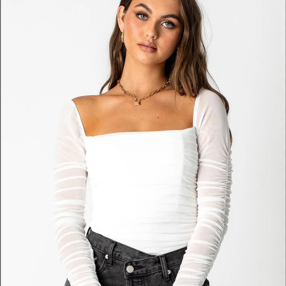 princess Polly NWT white bodysuit